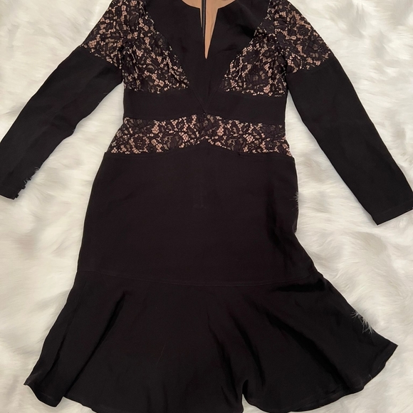 Bcbgmaxazria size 10 long sleeve dress - Picture 2 of 5